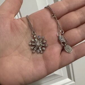 Juicy Couture Silver Snowflake Necklace
